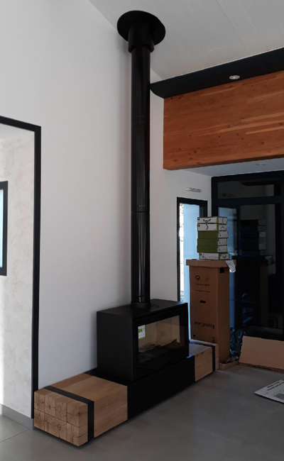 réalisation d'un poêle l1000p