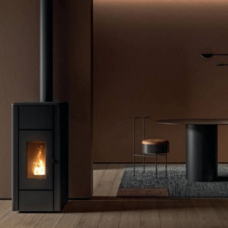 poele granule ren air dans salon