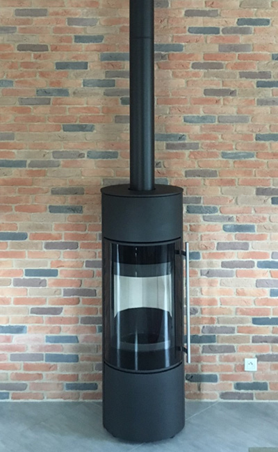 réalisation d'un poêle à bois panama